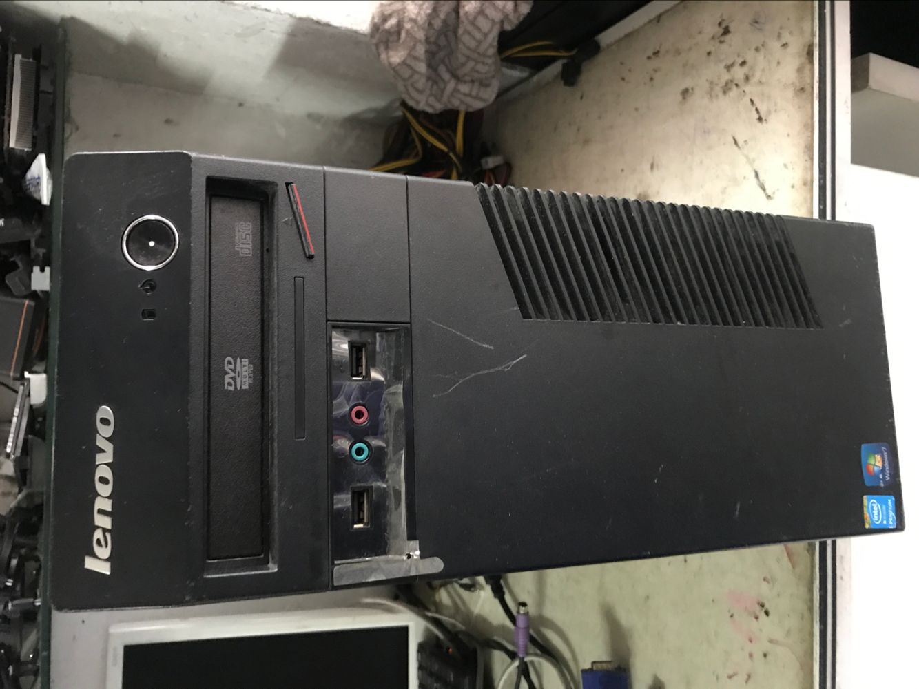 联想thinkpad主机 i5 3470 h61 4g 500g dvd 机箱电源 成色还可以