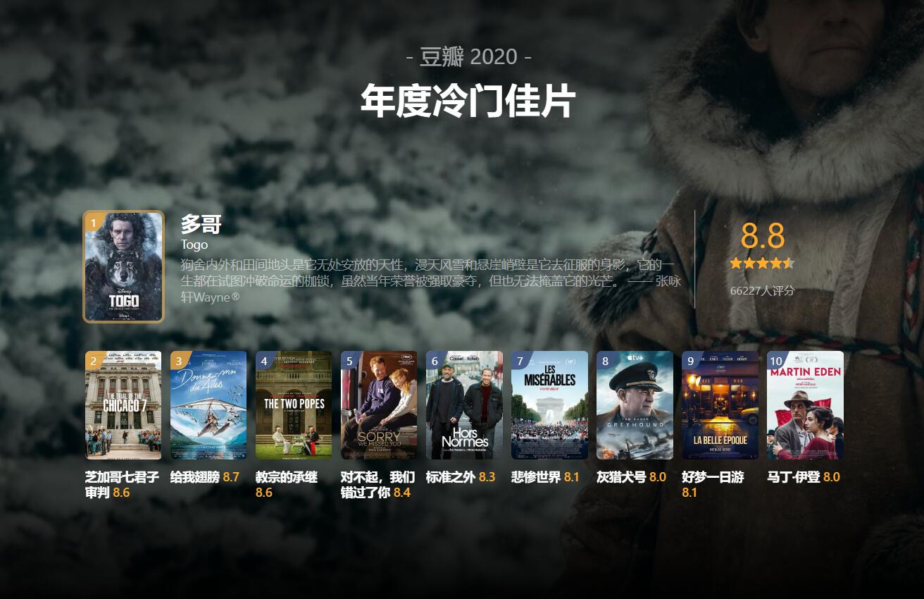 豆瓣影评海量精选